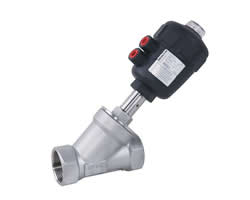 螺纹气动角座阀（塑料头）