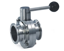 快装卫生级蝶阀 快装卫生级蝶阀